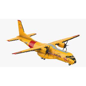3D RCAF Airbus C295 FWSAR Aircraft Rigged